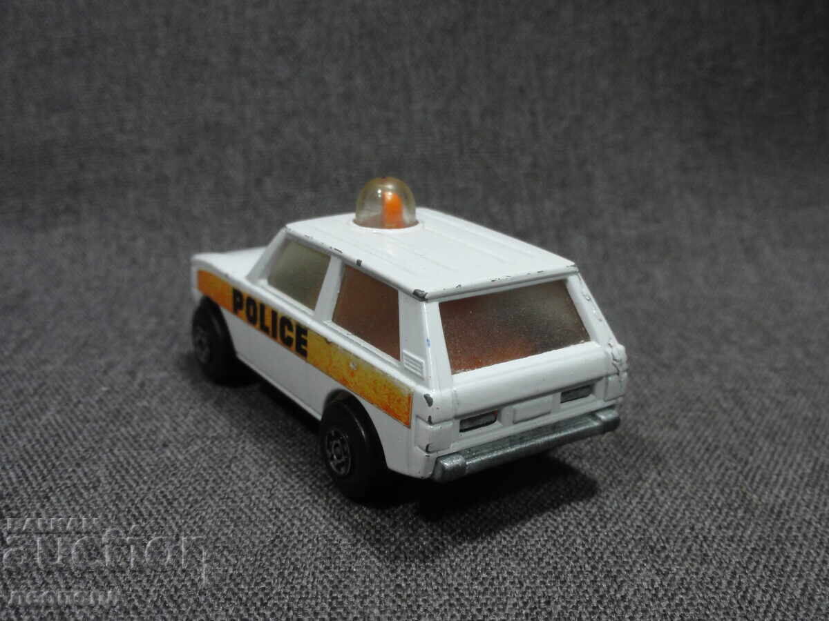 Auction  OLD RETRO METAL MATCHBOX ENGLAND POLICE PATROL TROLLEY