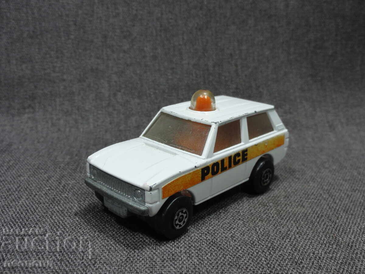 OLD RETRO METAL MATCHBOX ENGLAND POLICE PATROL TROLLEY