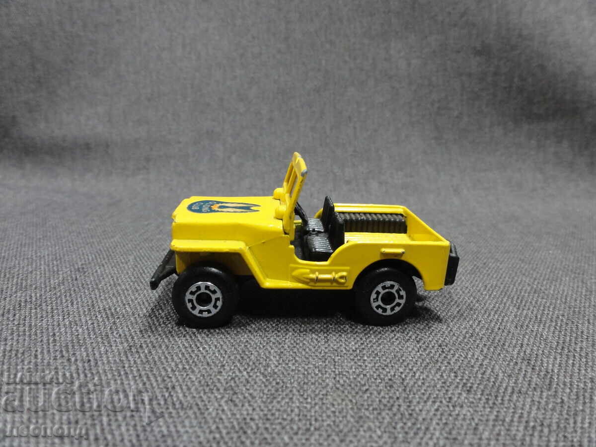 MAȘINUȚĂ METALICĂ RETRO VECHE MATCHBOX ENGLAND JEEP cu preț € 10.00 | 19.56 BGN MAȘINUȚĂ METALICĂ RETRO VECHE MATCHBOX ENGLAND JEEP cu preț € 10.00 | 19.56 BGN