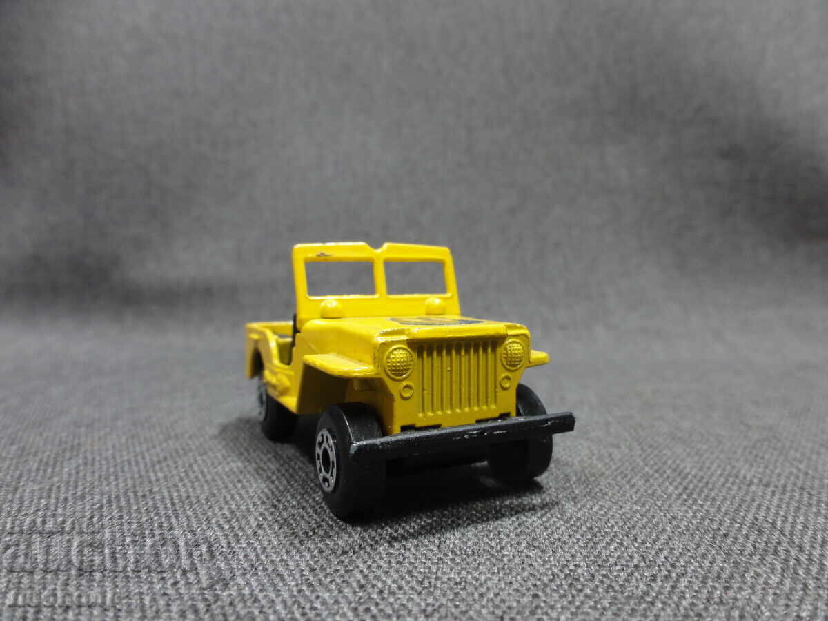 MAȘINUȚĂ METALICĂ RETRO VECHE MATCHBOX ENGLAND JEEP - 5 MAȘINUȚĂ METALICĂ RETRO VECHE MATCHBOX ENGLAND JEEP - 5