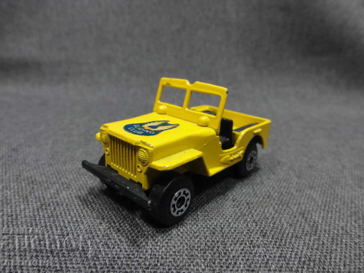 MAȘINUȚĂ METALICĂ RETRO VECHE MATCHBOX ENGLAND JEEP MAȘINUȚĂ METALICĂ RETRO VECHE MATCHBOX ENGLAND JEEP