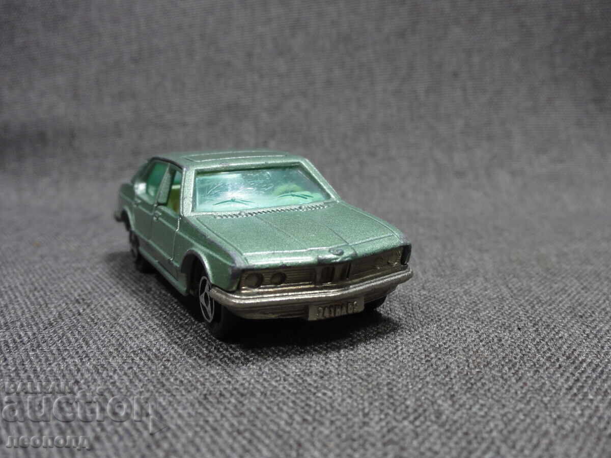 MAȘINUȚĂ METALICĂ RETRO VECHE MAJORETTE 256 BMW 733I E23 - 5