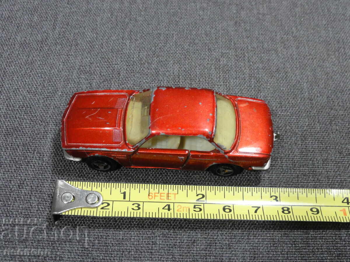 MAȘINUȚĂ METALICĂ RETRO VECHE MAJORETTE 235 BMW 3.0 CSI E9 - 7