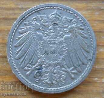 5 Pfennig 1906 - Germania (A) cu preț € 1.20 | 2.35 BGN