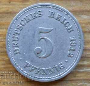 5 пфенига 1912 г. - Германия ( A ) 5 пфенига 1912 г. - Германия ( A )