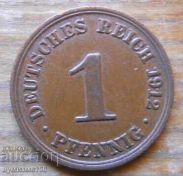 1 Pfennig 1912 - Germany ( A )