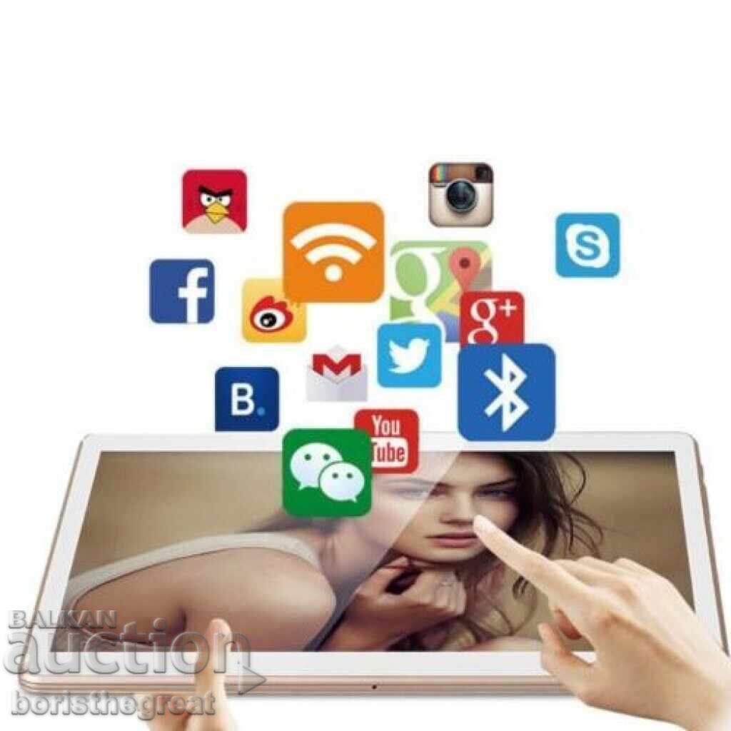Tabletă de 10 inchi cu calitate HD și dual SIM + Husă cu preț € 98.00 | 191.67 BGN
