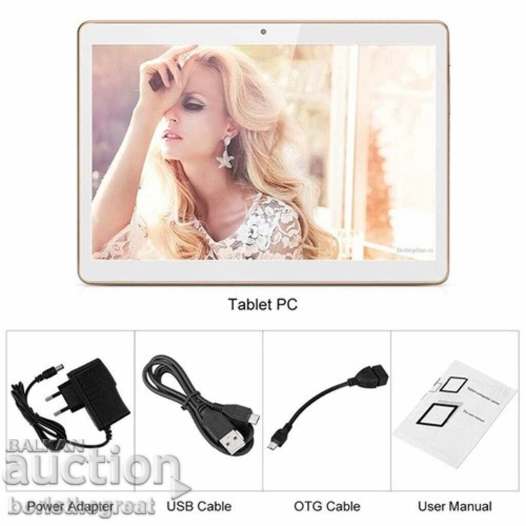 Livrarea Tabletă de 10 inchi cu calitate HD și dual SIM + Husă