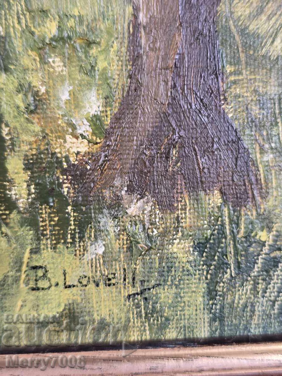 Delivery of "Woodland Scene" by artist Bernard Lovell !!!