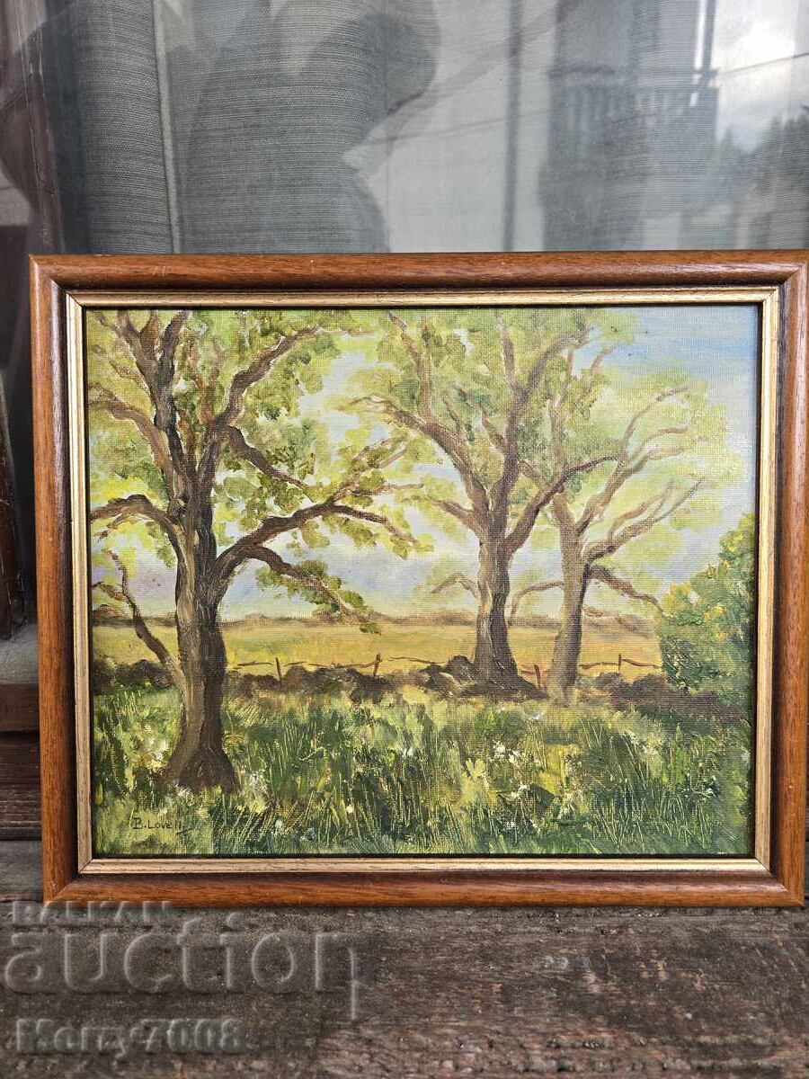 "Woodland Scene" by artist Bernard Lovell !!!