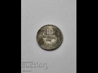 Монета 10 стотинки 1913г. България