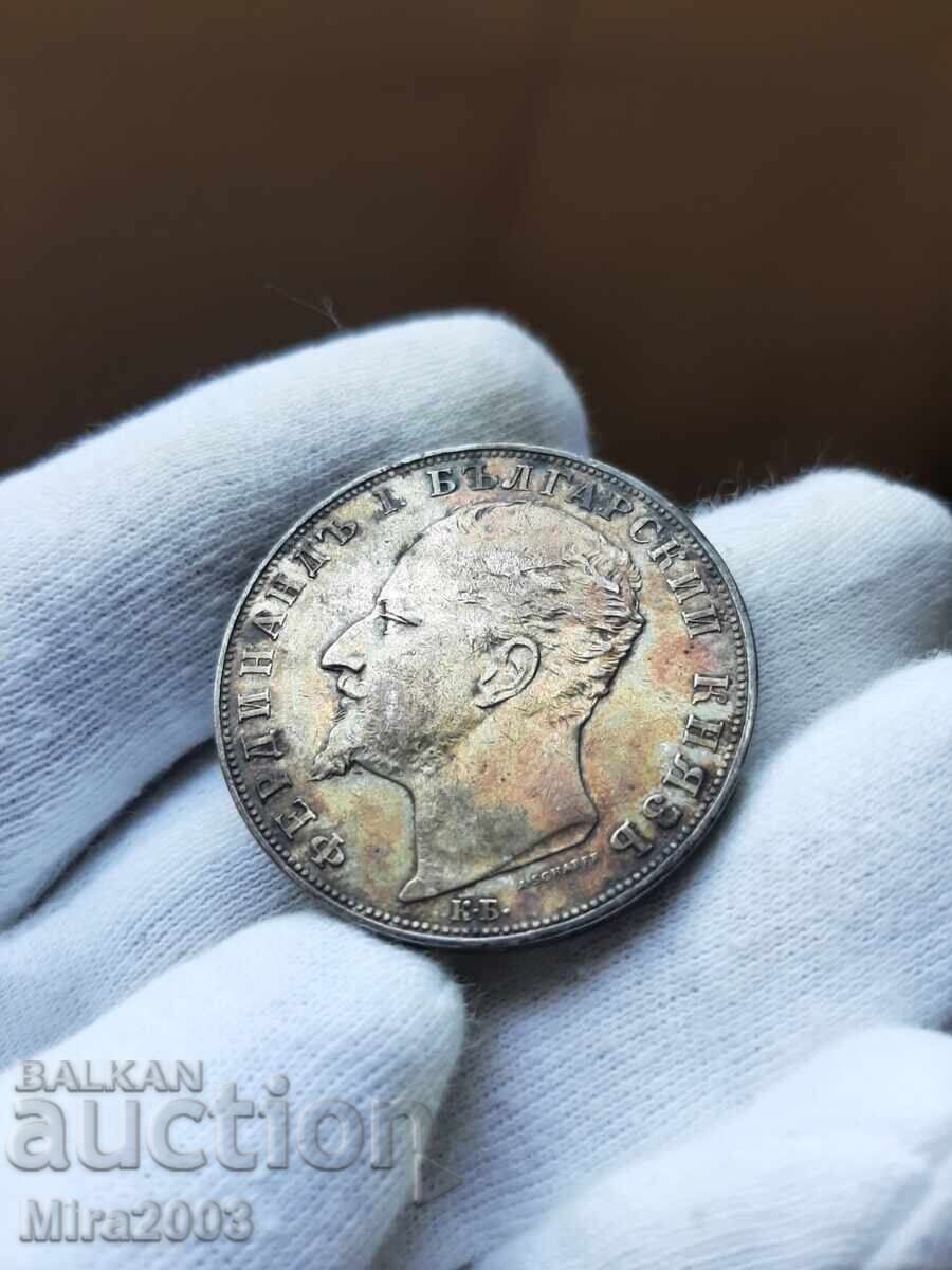 5 лева 1894г. с цена € 190.00 | 371.61 лв.