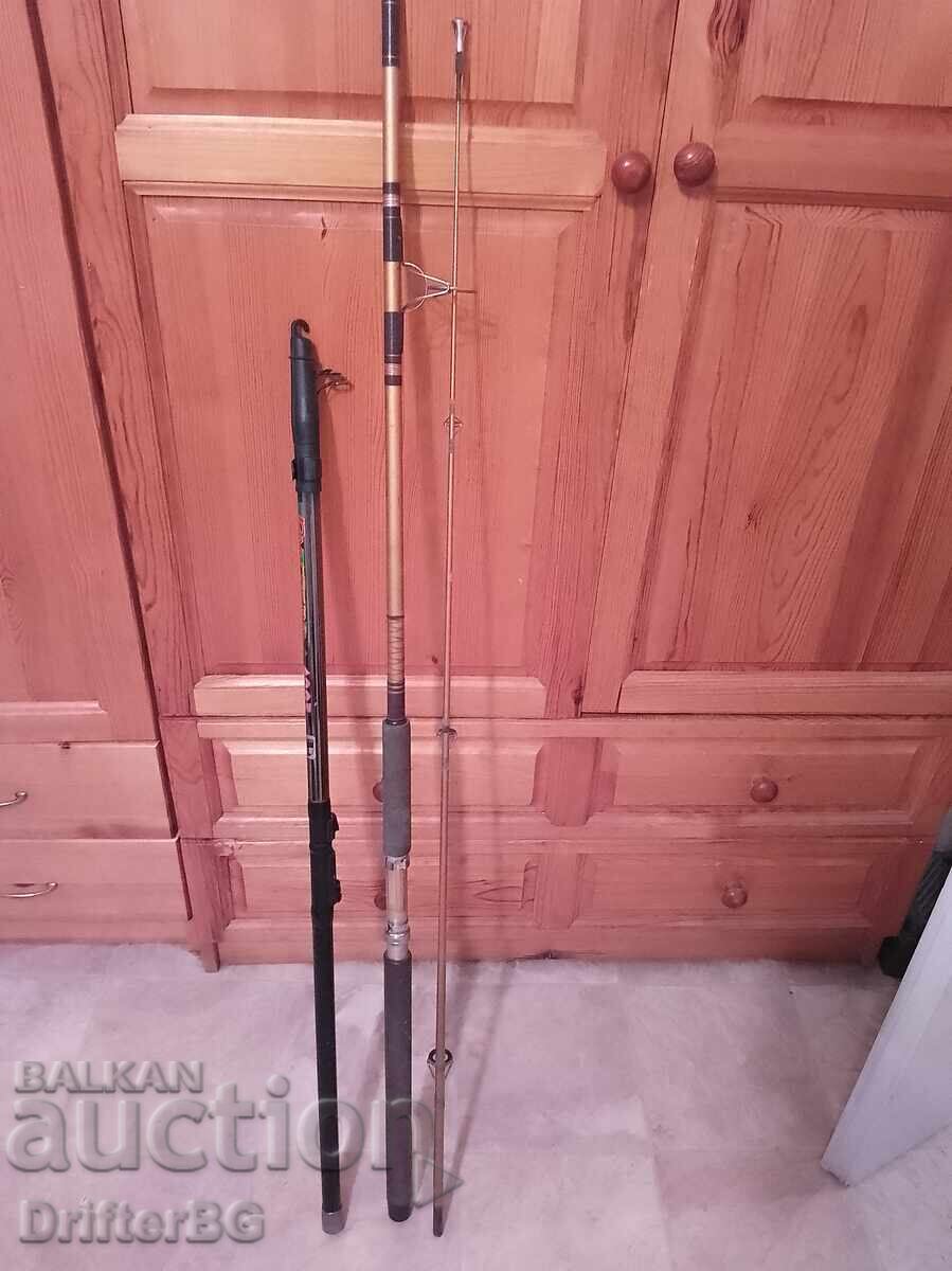 Set 2 lansete (Bolognese 4.00m și Spinning 2.40m) cu preț € 10.00 | 19.56 BGN Set 2 lansete (Bolognese 4.00m și Spinning 2.40m) cu preț € 10.00 | 19.56 BGN