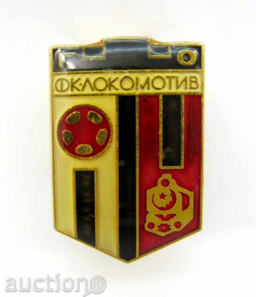 Auction  FOOTBALL-OLD FOOTBALL BADGE-LOCOMOTIVE-GORNA ORYAHOVICTA