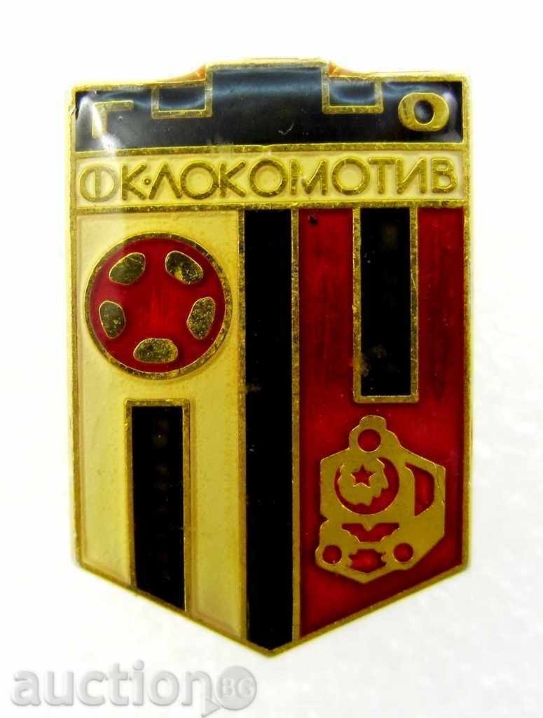 FOOTBALL-OLD FOOTBALL BADGE-LOCOMOTIVE-GORNA ORYAHOVICTA
