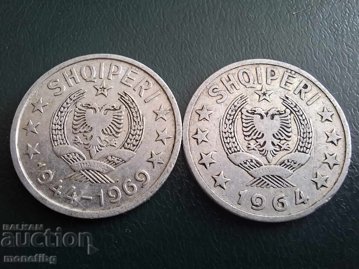 Αλβανία 1964-69 - 50 qindarka (2 τεμάχια) με τιμή € 5.00 | 9.78 BGN