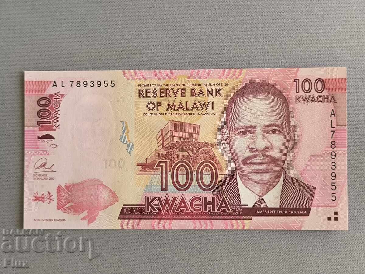 Τραπεζογραμμάτιο - Μαλάουι - 100 Kwacha UNC | 2013