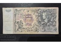 Austria 100 Schilling 1949 Pick 131 Ref 1631