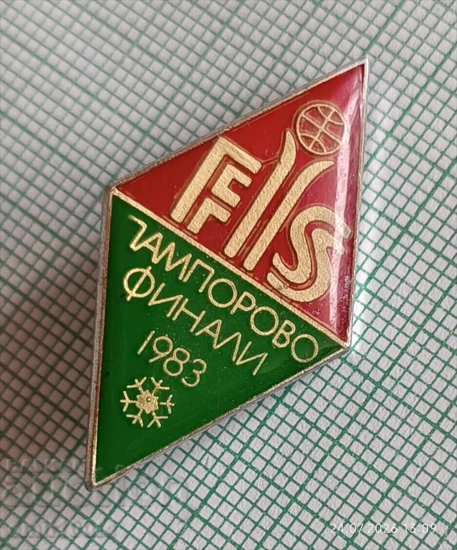 Insignă - Ski Pamporovo finale FIS 1983 cu preț € 1.00 | 1.96 BGN