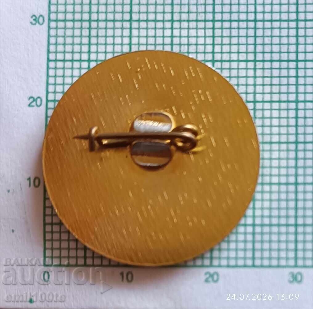 Delivery of Badge - Y. Nikolov Athletics Memorial Sofia 88