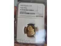 10 leva 2024 Maica Domnului Mărul de Aur NGC PF 70 ULTRA CAMEO