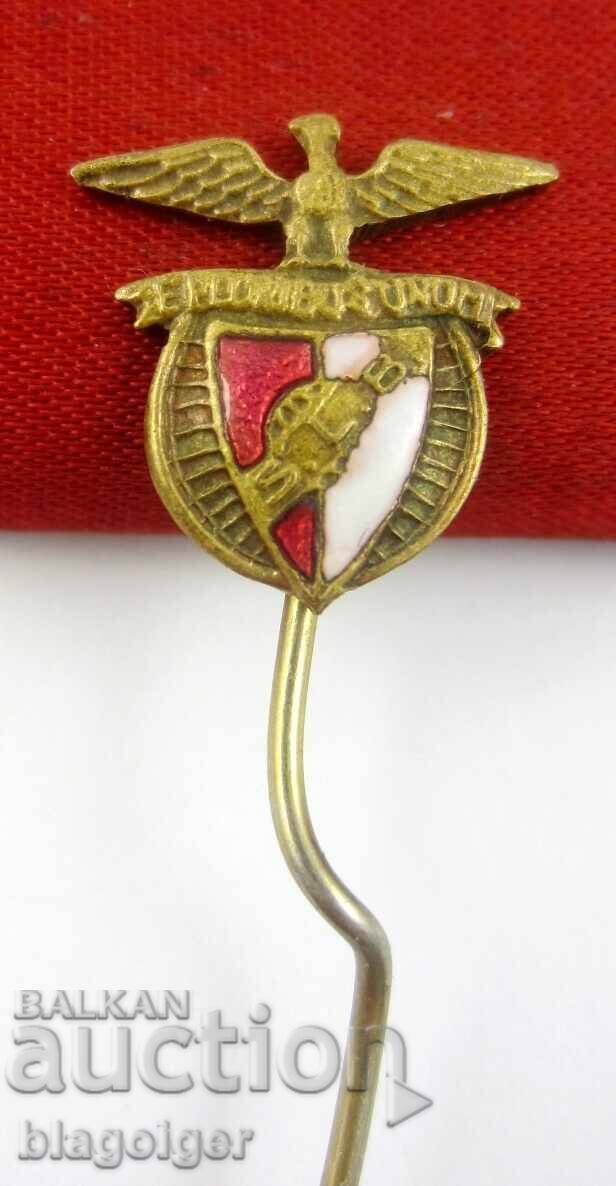 Old football badge-Enamel-Benfica Lisbon Portugal Old football badge-Enamel-Benfica Lisbon Portugal