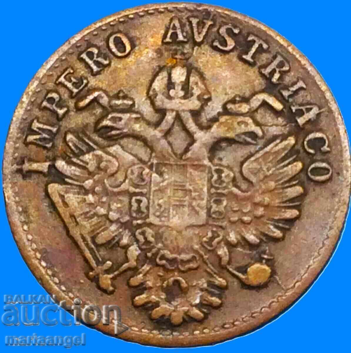 Italia 1 centesimo 1852 V - Veneția Austria pentru Italia Italia 1 centesimo 1852 V - Veneția Austria pentru Italia