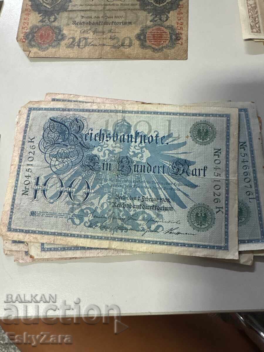 38 de bancnote germane vechi din Primul Război Mondial cu preț € 70.00 | 136.91 BGN