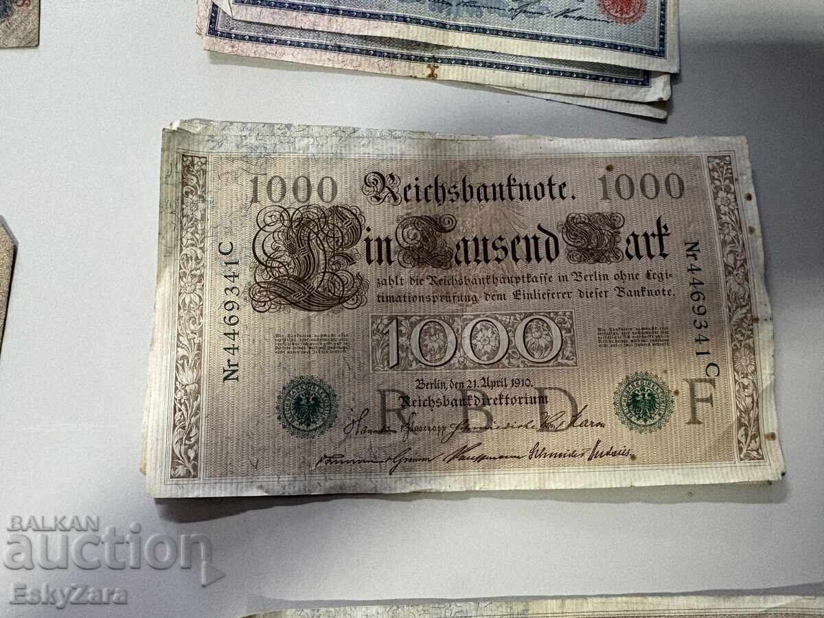 38 de bancnote germane vechi din Primul Război Mondial - 5