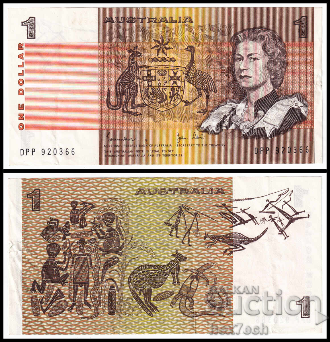 ❤️ ⭐ Australia 1974-1983 1 dolar ⭐ ❤️