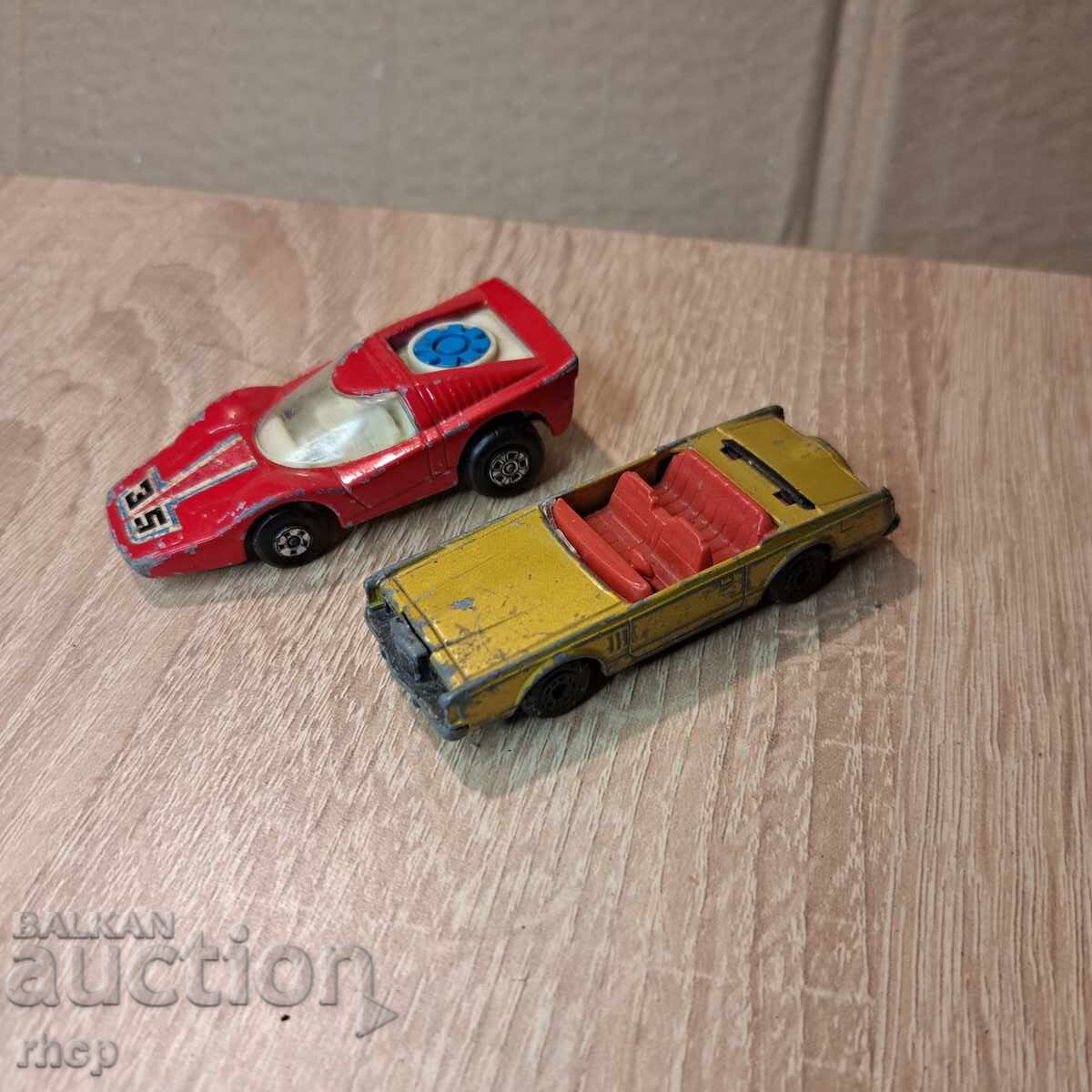 Mașinuțe Matchbox 2 buc. bulgărești și englezești