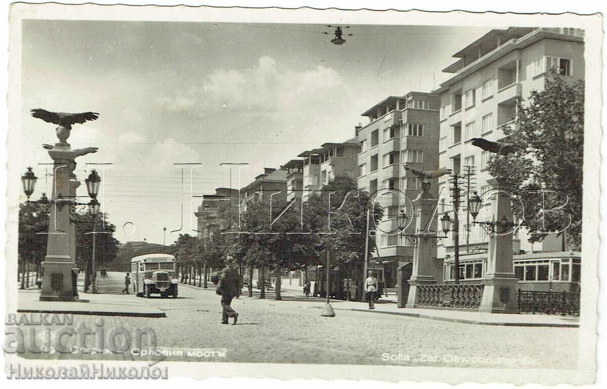1939 CARTE POȘTALĂ VECHE SOFIA PODUL VULTURILOR J800 1939 CARTE POȘTALĂ VECHE SOFIA PODUL VULTURILOR J800