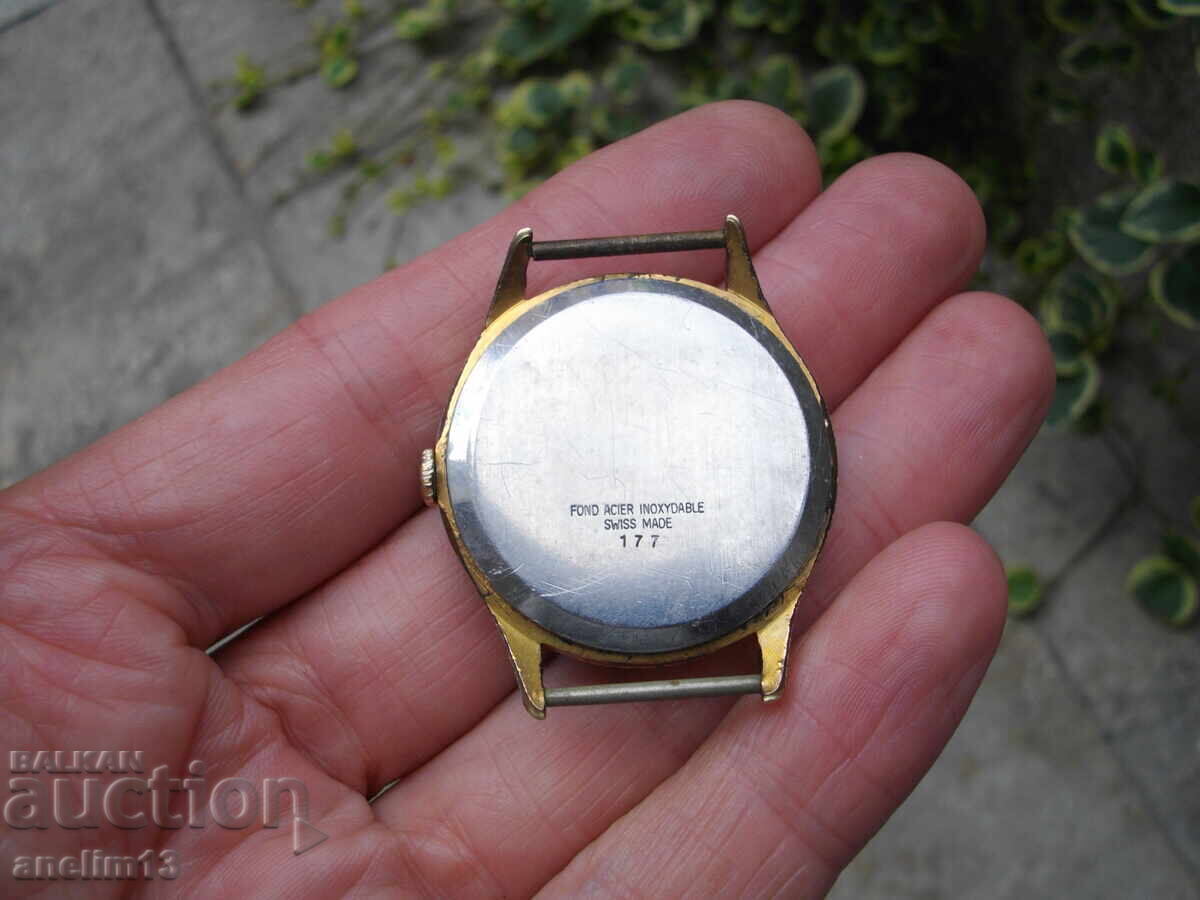 КОЛЕКЦИОНЕРСКИ ПОЗЛАТЕН ЧАСОВНИК NACAR 17 JEWELS SWISS - 6