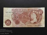 10 Shillings - Elizabeth II (Series C; portrait) ND (1961-1969)