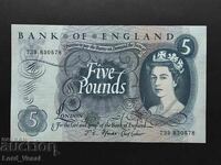 5 Pounds (Series C; Portrait) ND (1966-1970)