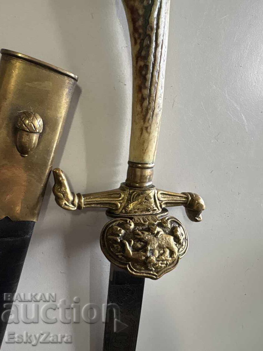 Collectible dagger Alex Coppel Solingen – "Gott mit uns" engraving - 5