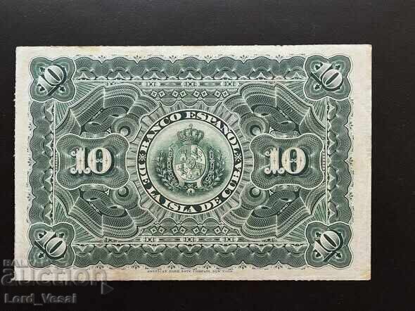 Cuba - 10 Pesos 1896* XF cu preț € 26.00 | 50.85 BGN