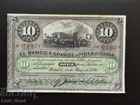 Cuba - 10 Pesos 1896* XF