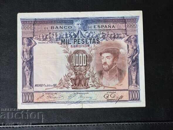 Испания - 1.000 Песети 1925 XF
