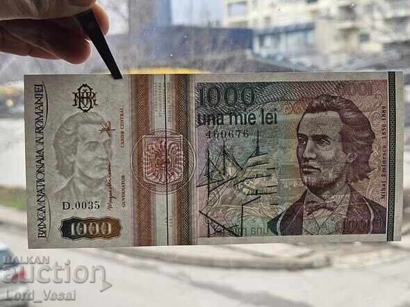 Licitație România - 1.000 Lei 1993 UNC