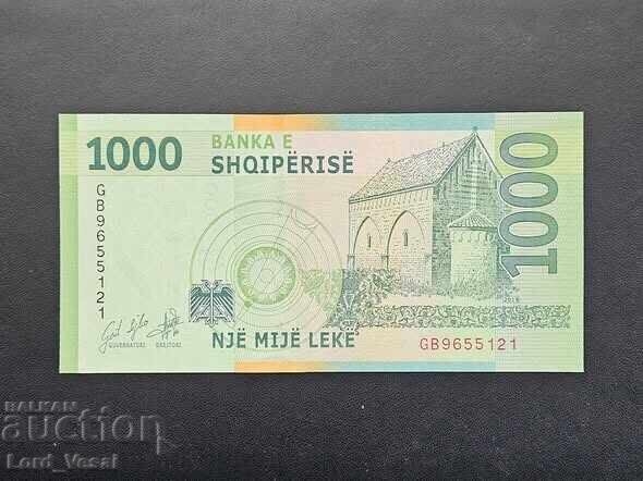 Албания - 1.000 Леке 2019 UNC с цена € 16.00 | 31.29 лв.