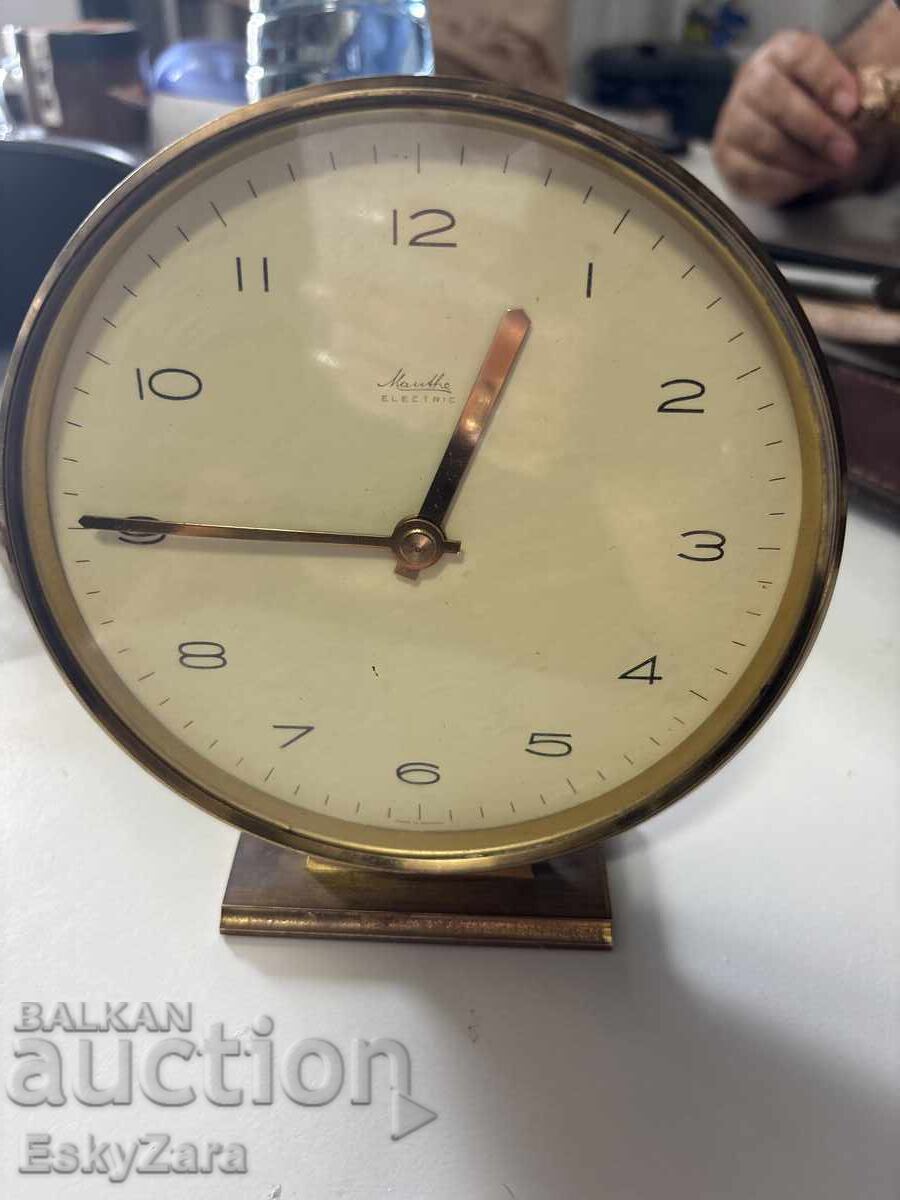 Ceas de masă retro german Mauthe Electric (anii '50/'60)