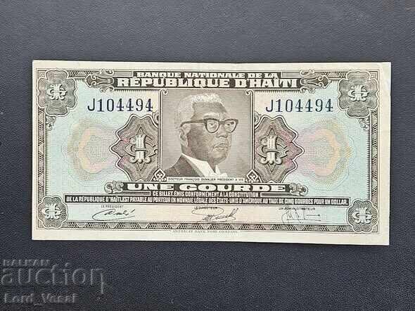 Haiti - 1 Gourde ND (1973) XF