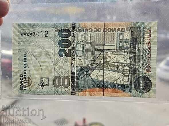 Licitație Capul Verde - 200 Escudos 2005 UNC