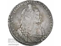 1 Рубла 1736 Русия Анна - (1730-1740) Москва 25,43г сребро