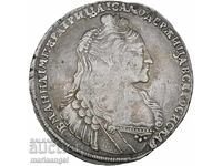 1 Ρούβλι 1736 Ρωσία Άννα - (1730-1740) Μόσχα 25,43γρ - σπάνιο