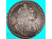 1 Rublă 1736 Rusia Anna - (1730-1740) Moscova 25,43g - rară