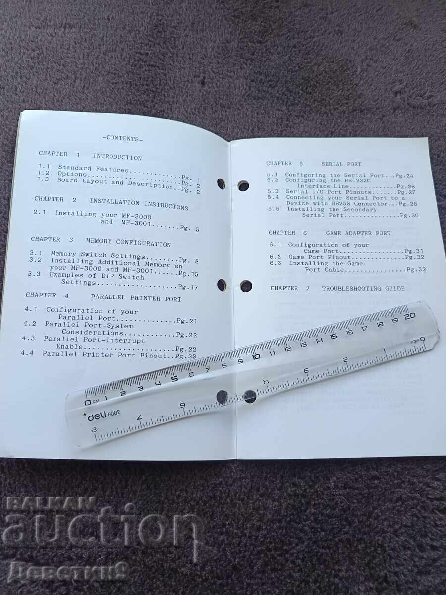 Licitație Card MF300 - Manual de utilizare 1985
