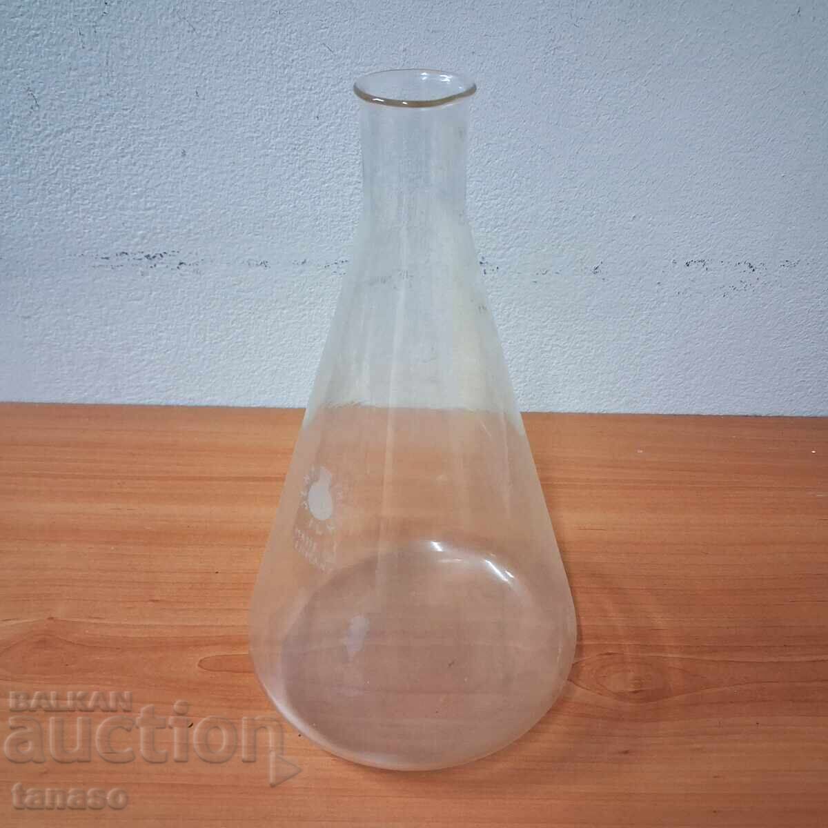 Licitație Veche fiolă de laborator chimic germană (6.2)