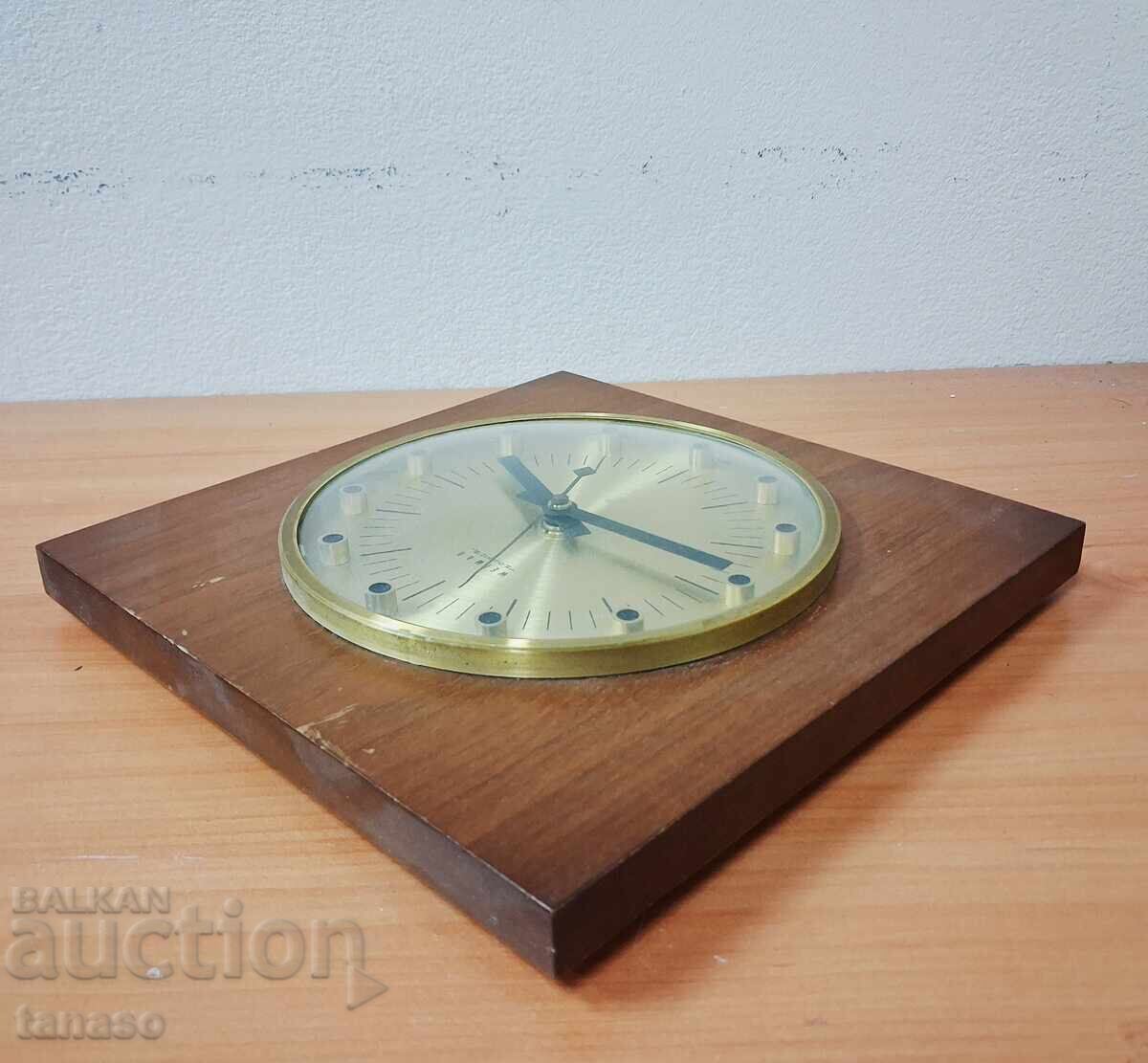Ceas de perete vintage Weimar – cuarț – RDG – 21×21×3,5 cm - 5